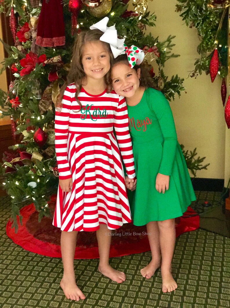 size 8 little girl christmas dresses