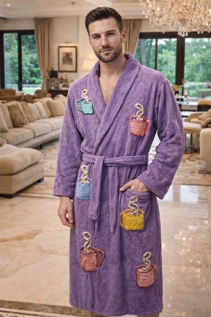 Mens Purple Robe - Etsy