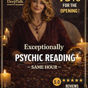 Lectura psíquica de almas gemelas / Lectura de amor el mismo día / Lectura de llamas gemelas