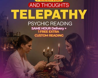 Lectura psíquica telepática, comprensión de sentimientos y pensamientos, guía espiritual en la misma hora, conexión energética.