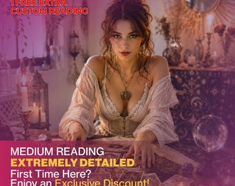 Extremely Detailed Medium Reading, Accurate Psychic Insight & Same Hour Spiritual Guidance Service