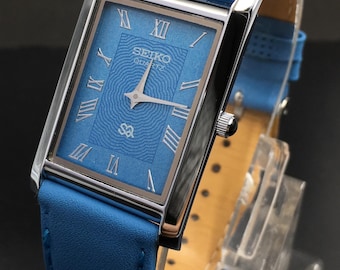 Vintage Seiko Slim tankhorloge quartz uurwerk herenpolshorloge Cadeau voor hem