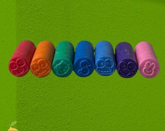 Rare Vintage Sanrio 1990’s Hello Kitty and Friends 1” Rainbow Eraser Lot