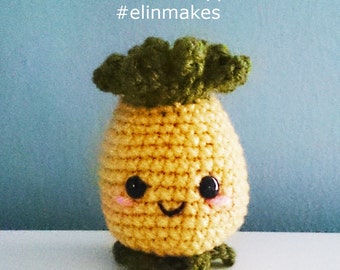 Kawaii Pineapple : Amigurumi Pattern in PDF format