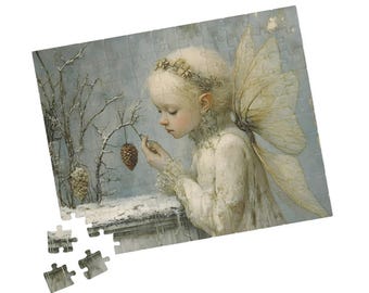 Winter Fairy Jigsaw Puzzle: Whimsical Decor, Enchanting Meditative Activity