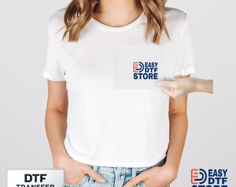 Custom Logo Pocket DTF Transfer - Ready To Press