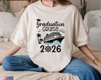 Graduation Cruise Dtf Transfer, Senior Trip Design Vacation Graduate Gift, Ready To Transfer,