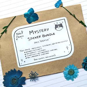 Bolsa de agarre de pegatinas de Oopsie / Paquete de pegatinas misteriosas