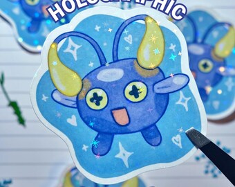 Chinchou Poke Sterren Holografische Sticker