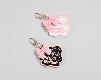 Keep it together Anhänger | 3D gedruckter Schlüsselanhänger | Motivations Charm | Geschenk Idee | Minimal Design