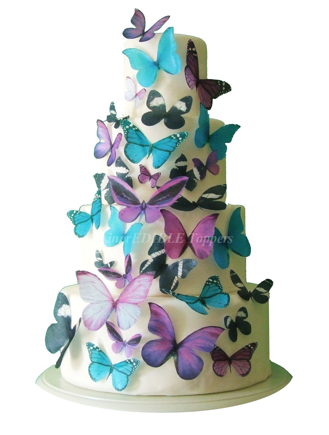 EDIBLE BUTTERFLIES For Cakes And Cupcakes Cake Decorations