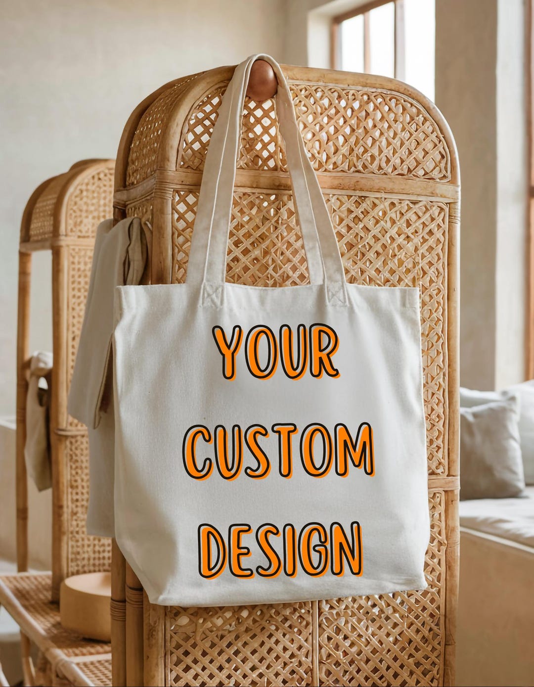 Custom Canvas Tote Bag- Personalized Logo Wholesale Bag- Bulk Trade ...