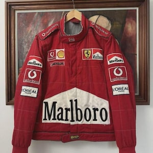 ​【ヴィンテージ】Ferrari F1 マールボロ レーシングブルゾン XXL Ferrari Marlboro Racing Jacket Vintage | Grailed