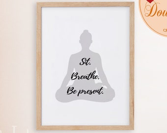 Be Present Quote Etsy