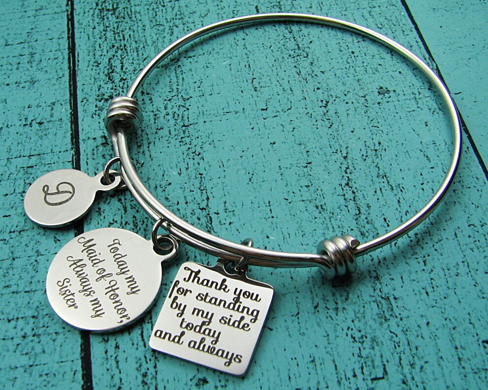 Sister Of The Bride Gift MOH Maid Of Honor Gift For Sister Etsy