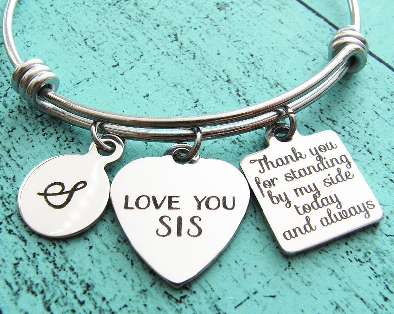 Sister of the Bride Gift Wedding Gift for Sister Bracelet Etsy