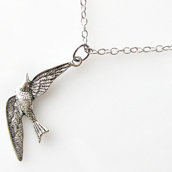 long bird necklace, long boho necklace simple, long necklace, personalized necklace option, bird jewelry, sparrow necklace, animal jewelry
