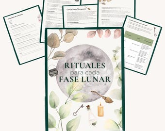 Digital månguide PDF | Ritualer, månfasspårning, dagbok och andlig egenvård