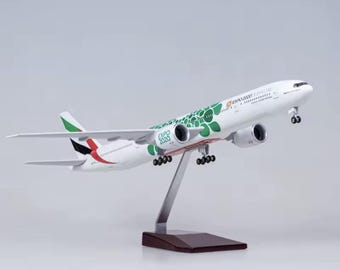 エミレーツ航空ボーイング777 Expo 2020 レジン製飛行機模型