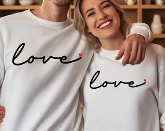 Matching Couple Love Sweatshirt