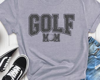 Chemise de maman de golf, t-shirt de golfeur drôle, cadeau de fête des mères, vêtements de maman de sport