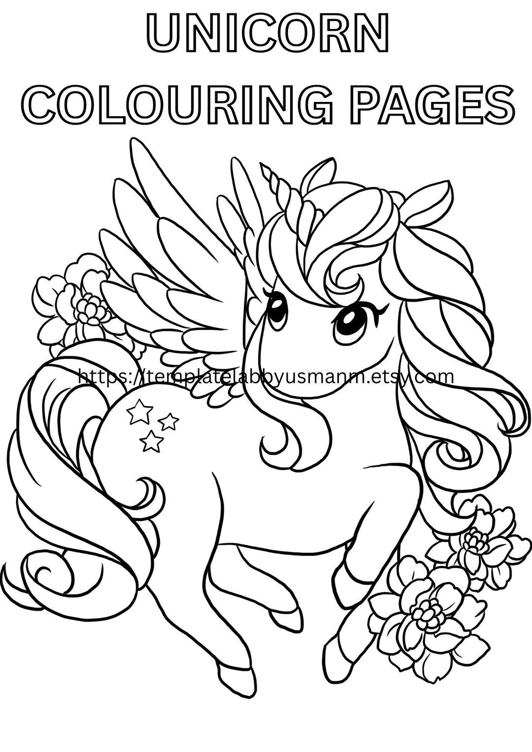 Unicorn Coloring Pages Fantasy Coloring Book Pdfkids Printable Activity ...