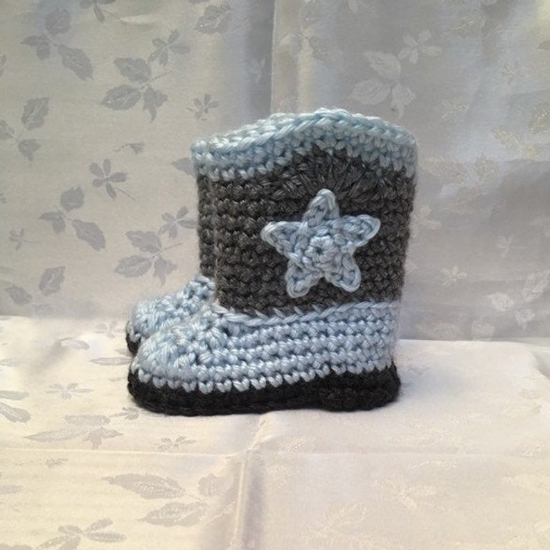 blue cowboy booties