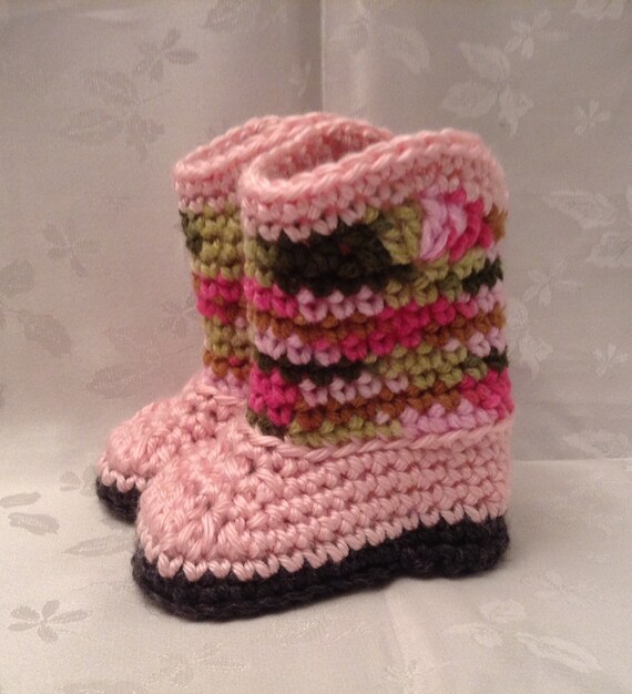 botas vaqueras tejidas para bebe