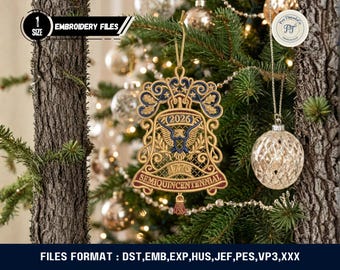 Diseño de bordado de adorno de la Campana de la Libertad de FSL / Encaje patriótico del 250 aniversario de EE. UU. (Descarga digital)