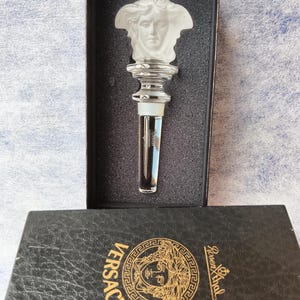 Versace Rosenthal Medusa Wine Stopper - Etsy