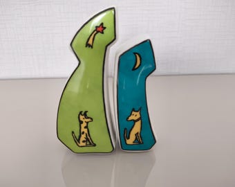 Neu but vintage Rosenthal Studio Flash love story 80er Dorothy Hafner Salz & Pfeffer Set