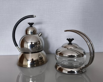 WMF Espresso Maker: Matteo Thun Italian Memphis Design Stainless Steel (5/6 Cups)