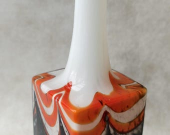 Vintage Italian Murano Glass Vase 21cm