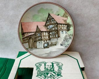 Vintage 1984 Karl Bedal Bavaria Porcelain Plate, Signed Limited Edition