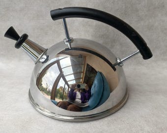 Vintage WMF Pfeifkessel: Teebereiter im Memphis-Design