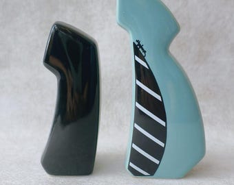 Vintage Rosenthal Salt and Pepper Shakers, Dorothy Hafner Memphis Art