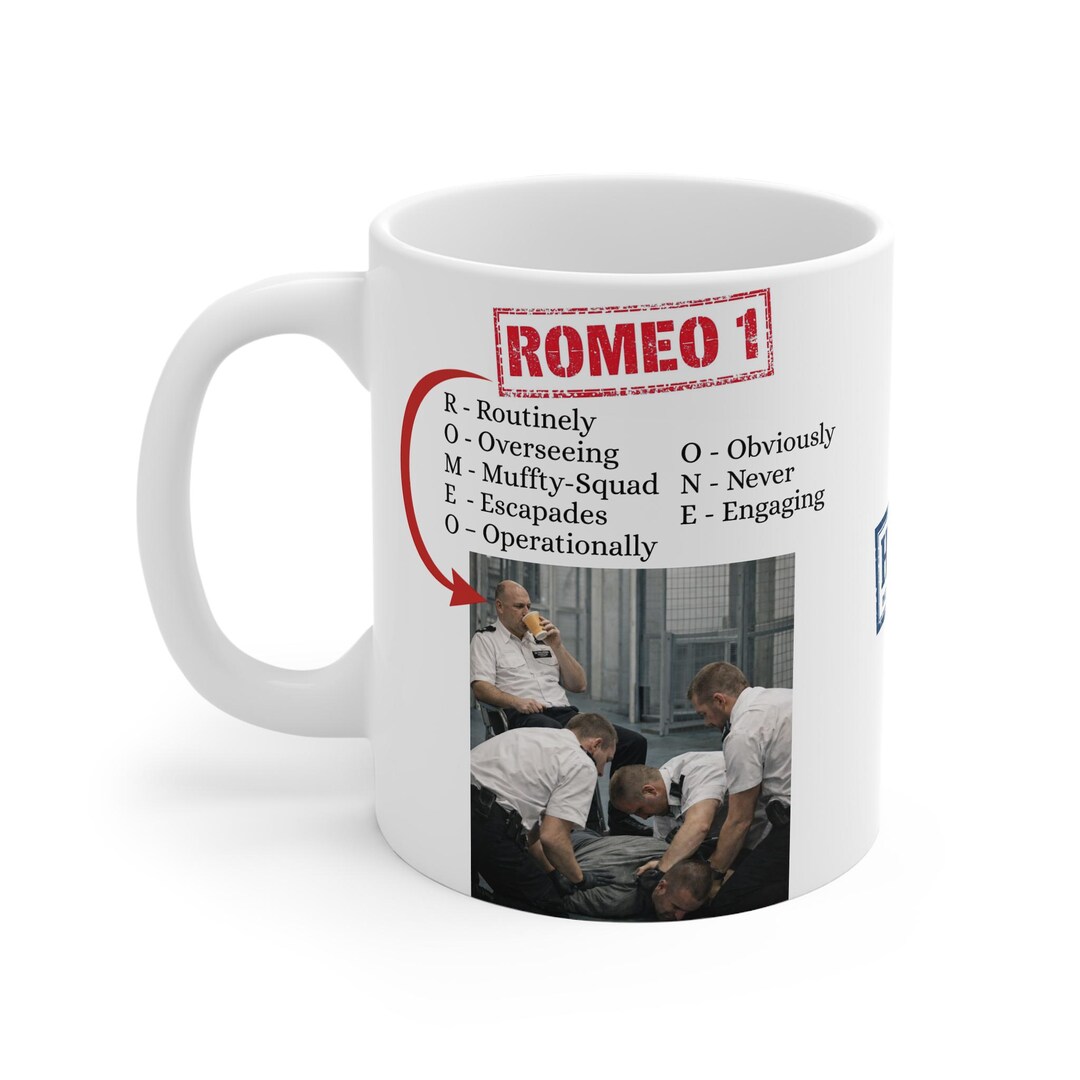 Romeo 1 Call Sign Prison Officer Funny Mug - Etsy
