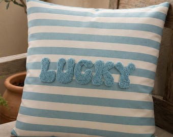 Handmade Punch Needle Pillow Cover, Fall Decor, Halloween Gifts