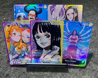 Nico Robin (OP09), Líder Personalizada do One Piece TCG Roxo Amarelo
