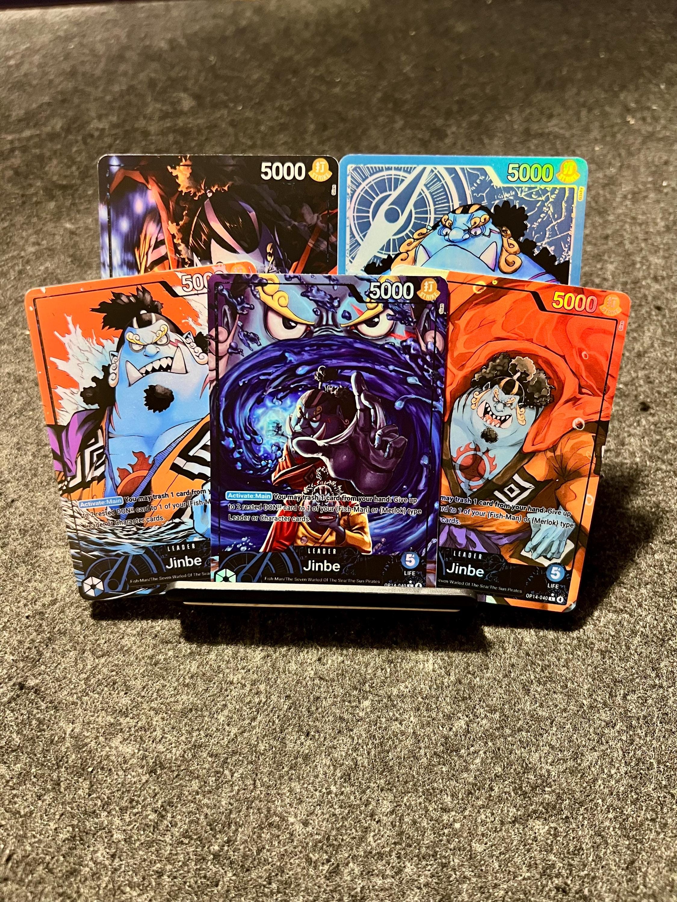 Jinbe (OP14), Custom Leader of One Piece TCG Blue - Etsy