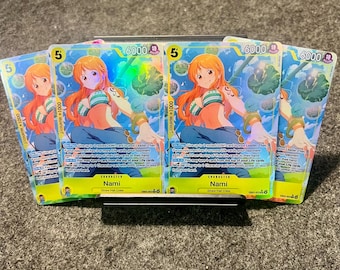 Nami EB03-053 Alternative Art (AA) - Proxy Card Holografic of One Piece [Playset of 4]