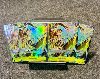 Borsalino OP15-058 Alternative Art (AA) - Proxy Card Holografic of One Piece [Playset of 4]