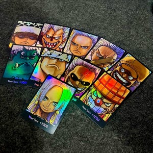 Pack personnalisé DON!! des Seigneurs de guerre à visages manga (Shichibukai)