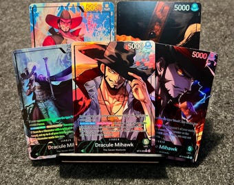 Dracule Mihawk (OP14), Custom Leader of One Piece TCG Green
