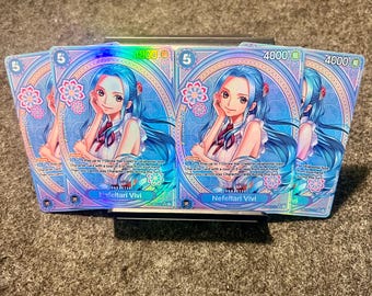 Nefertari Vivi EB03-024 Special Art (SP) - Proxy Card Holografic of One Piece [Playset of 4]