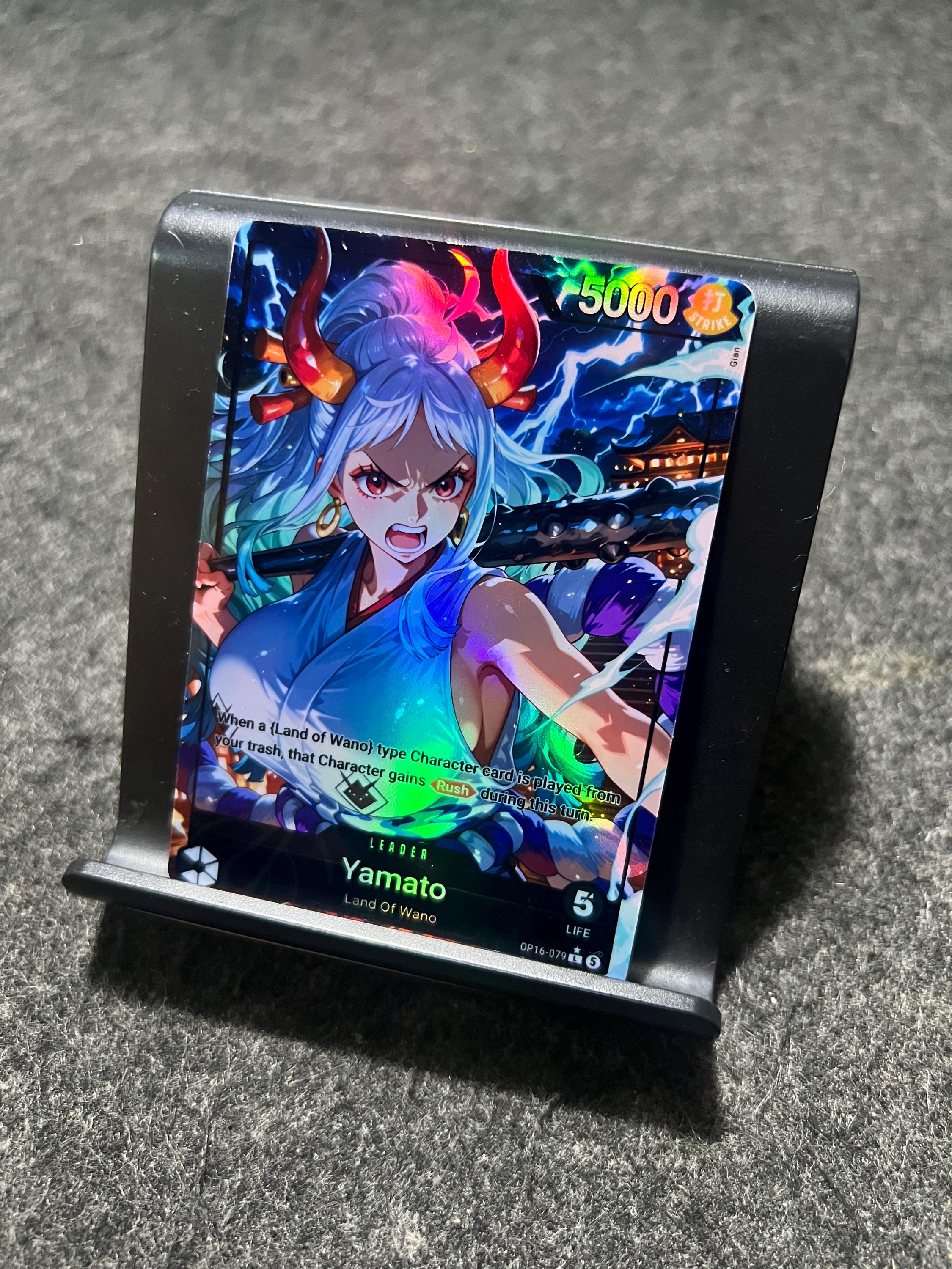 ino様▼専用オーダーページ Yamato (OP16), Custom Leader of One Piece TCG Black - Etsy