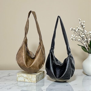 Oversized Crossbody Shoulder Tote, Large Capacity Sling Purse Fits 15 Inch Laptop