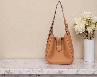 Grand sac à main en cuir suédé pour femme | Sac à main en cuir de vachette souple pour le travail