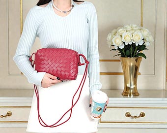 Woven Shoulder Purse for Women • Handmade Crossbody Sling • Boho Everyday Style • Everyday Travel Bag