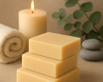 Jabón artesanal de leche de cabra sin perfume – Cuidado de la piel sensible